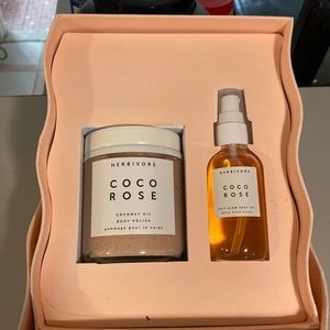 Coco rose body polish and oil
